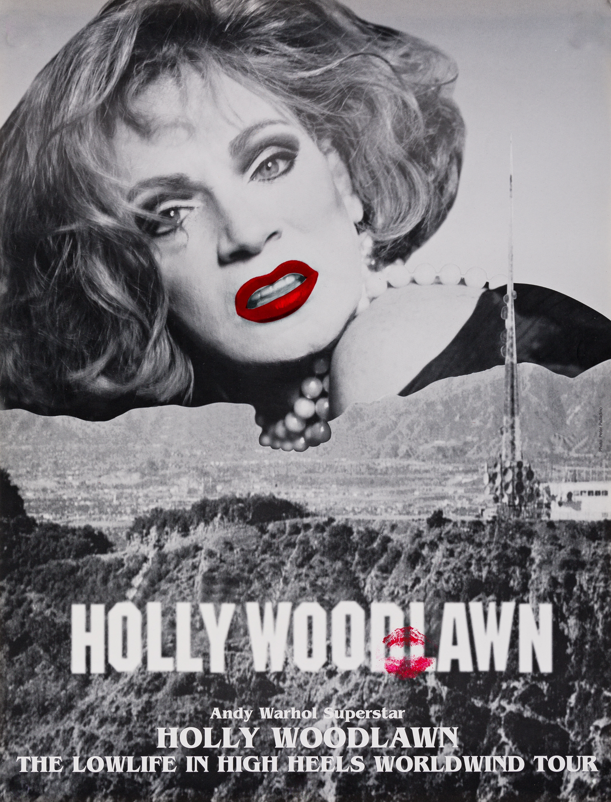 PETER PALLADINO (1952-) Holly Woodlawn / The Lowlife in High Heels Worldwind tour